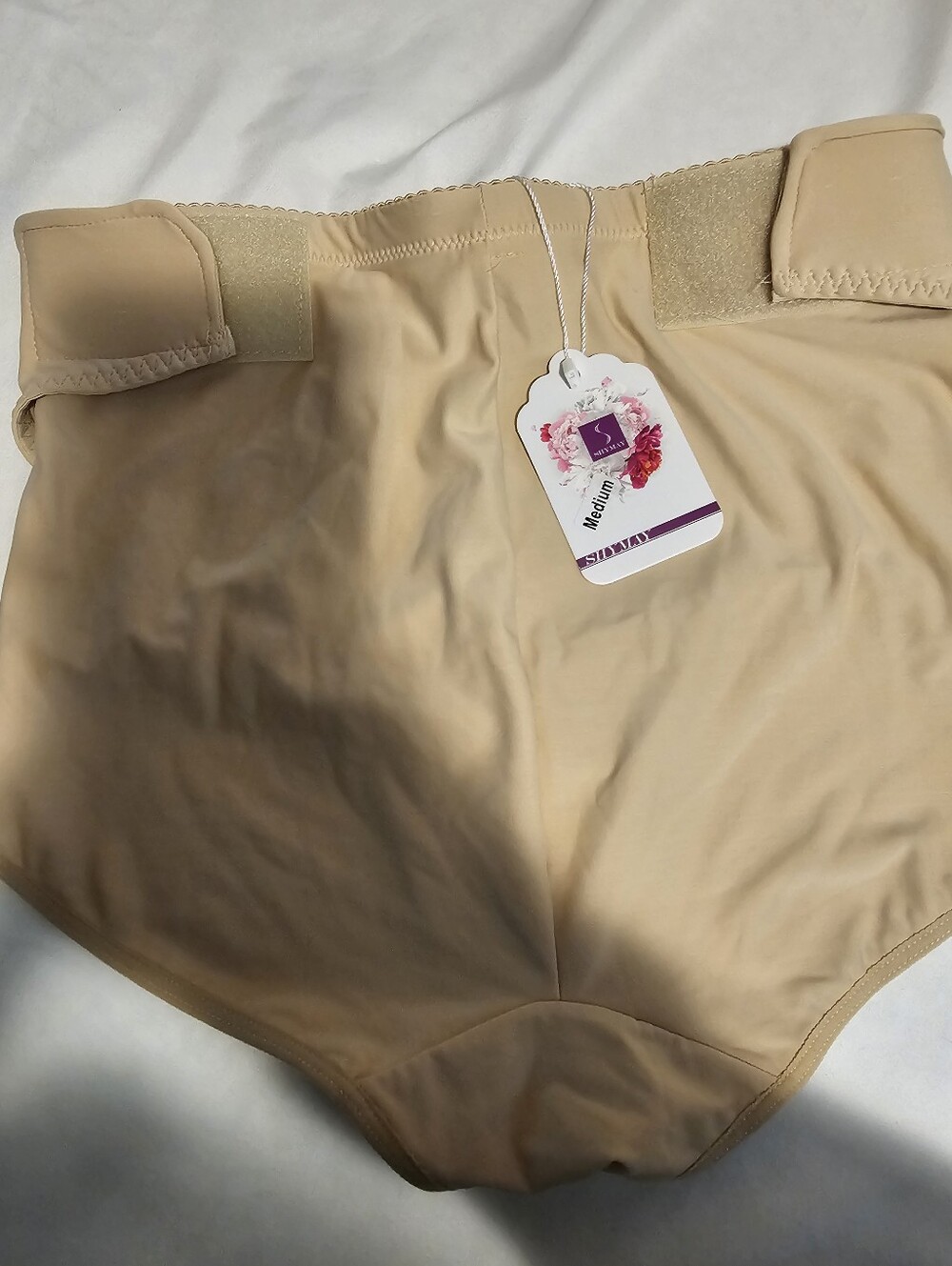 New High Waist Nude Shapewear Briefs Sz Mid
